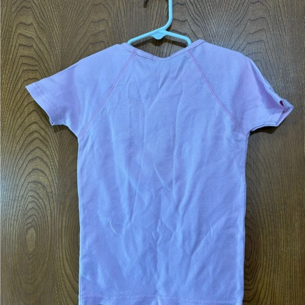 Carter's Pink Embroidered Ballet Slipper Tee Size 8